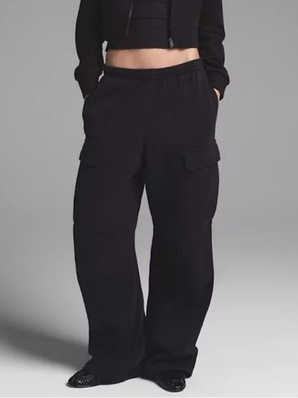 Skims Boyfriend Fleece Cargo Sweats